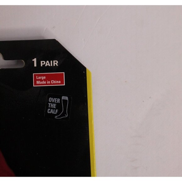 UA Soccer Socks ArmourDry L Men's Maroon Crimson Red 9-12.5 1 Pair Vintage - Picture 3 of 8